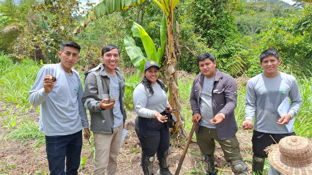 Auditores y equipo de La Grama durante una inspección en campo