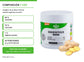 Frasco Digestive Ipoki junto a composición de 84 % jengibre, 15 % cúrcuma y 1 % pimienta negra