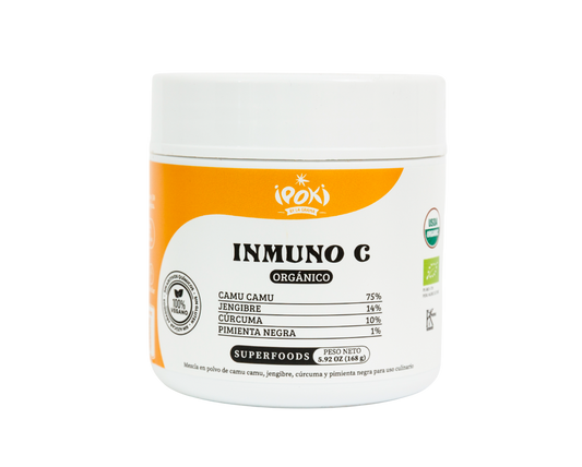 Inmuno C Ipoki – Camu camu, jengibre y cúrcuma orgánicos.
